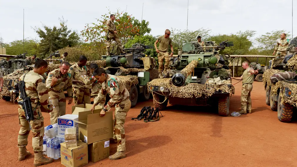 солдаты французского иностранного легиона в Мали