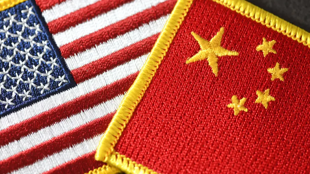 Китай,США,флаги