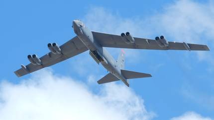 Падение после взлёта: в США разбился стратегический бомбардировщик B-52