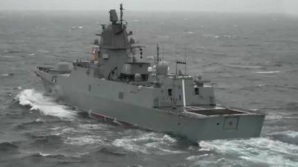 Неожиданный манёвр в Балтике: русский корвет появился у панамского танкера